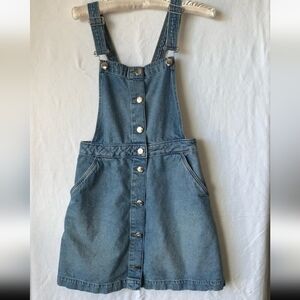 H&M overall denim jean dress